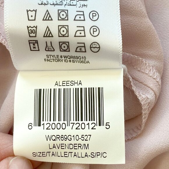 NWT BCBG MAXAZRIA Sleeveless Chiffon Dress Shift Dusty Rose - Picture 10 of 12